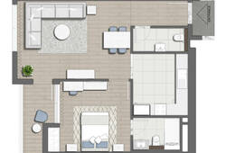 1 bedroom apartment